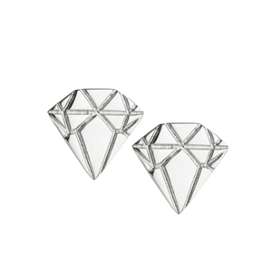 Örhänge - Silver Diamond Earrings